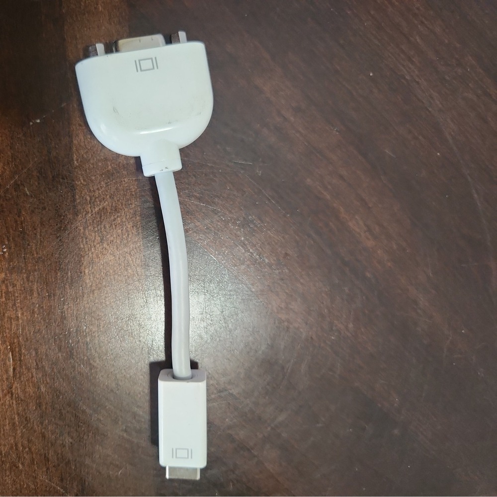 Genuine Apple Mini DVI to VGA Adapter Cable for OLD Macbook iMac Pro